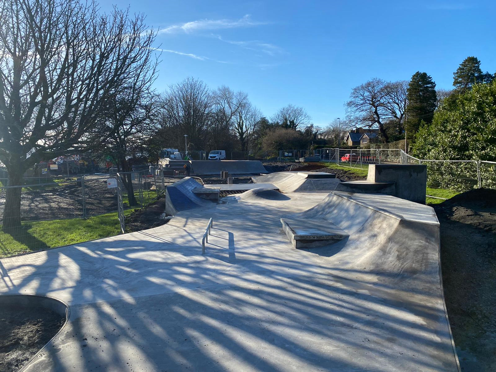 Skatepark near completion...